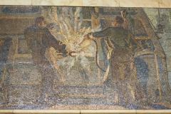 Steel Works Mosaic - Avtozavodskaya Metro Station