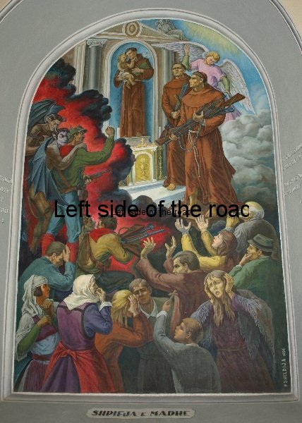 Anti-Communist Paintings in Shkoder Church