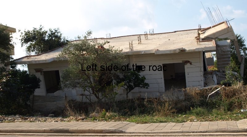 Destroyed building at Ksamili, southern Albania 08