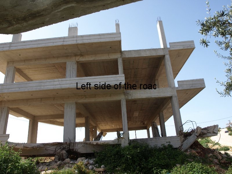Destroyed building at Ksamili, southern Albania 02