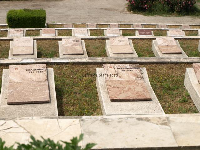 Lushnjë Martyrs' Cemetery - tombs