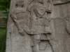 Bas-relief of Skenderbeu in Gjirokaster