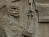 Bas-relief of Skenderbeu in Gjirokaster