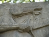 Bas-relief of Skenderbeu in Gjirokaster