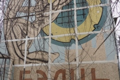 Apartment buildings mosaics - Bălți - Moldova