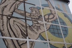 Apartment buildings mosaics - Bălți - Moldova