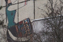 Apartment buildings mosaics - Bălți - Moldova