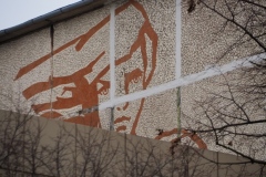 Apartment buildings mosaics - Bălți - Moldova