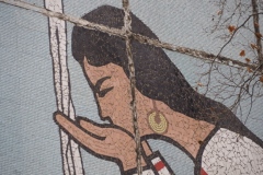 Apartment buildings mosaics - Bălți - Moldova