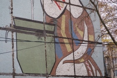 Apartment buildings mosaics - Bălți - Moldova