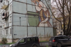 Apartment buildings mosaics - Bălți - Moldova