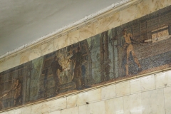 Steel Works Mosaic - Avtozavodskaya Metro Station