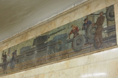 Tank Factory Mosaic - Avtozavodskaya Metro Station