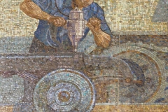 Tank Factory Mosaic - Avtozavodskaya Metro Station