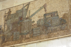 Collectivised Agriculture Mosaic - Avtozavodskaya Metro Station