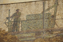 Collectivised Agriculture Mosaic - Avtozavodskaya Metro Station