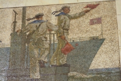 Red Navy Mosaic - Avtozavodskaya Metro Station