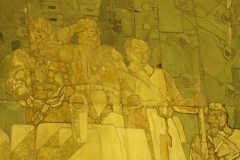 Red Army Tanks in Red Square Mosaic - Avtozavodskaya Metro Station