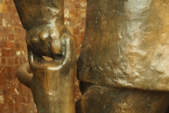 Baumanskaya sculpture- female miner