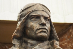 Baumanskaya sculpture - airman