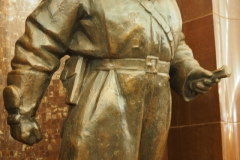 Baumanskaya sculpture - airman