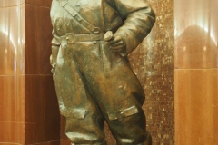 Baumanskaya sculpture - airman