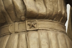 sculptural group 'belarusian partisans', belorusskaya metro station moscow