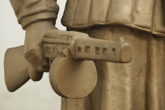 sculptural group 'belarusian partisans', belorusskaya metro station moscow