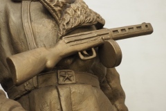 sculptural group 'belarusian partisans', belorusskaya metro station moscow