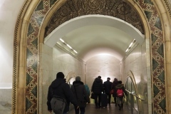 sculptural group 'belarusian partisans', belorusskaya metro station moscow