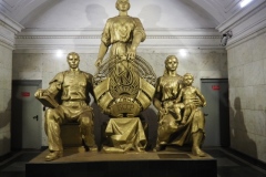 Moscow Metro -  Belorusskaya - Line 5 - Koltsevaya