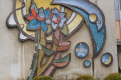 Bus station mosaic - Bălți - Moldova