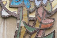 Bus station mosaic - Bălți - Moldova