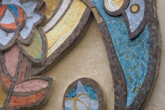 Bus station mosaic - Bălți - Moldova