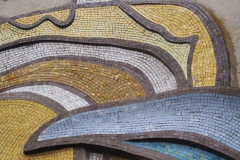 Bus station mosaic - Bălți - Moldova