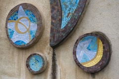 Bus station mosaic - Bălți - Moldova