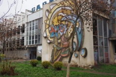 Bus station mosaic - Bălți - Moldova