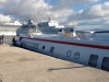 Santa III in Corfu port
