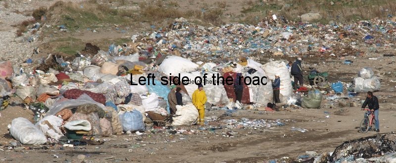Rubbish dump by River Kir, Shkoder