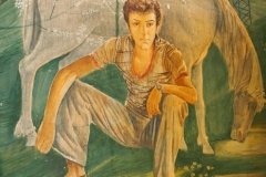Hotel Cajupi Cafe Murals - Bashkim Ahmeti - Spring scene