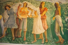 Hotel Cajupi Cafe Murals - Bashkim Ahmeti - Spring scene