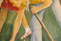 Hotel Cajupi Cafe Murals - Bashkim Ahmeti - Spring scene