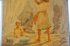 Hotel Cajupi Cafe Murals - Bashkim Ahmeti - Washing