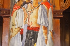 Hotel Cajupi Cafe Murals - Bashkim Ahmeti - Traditional Dress