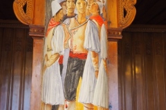 Hotel Cajupi Cafe Murals - Bashkim Ahmeti - Traditional Dress