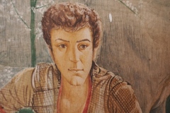Hotel Cajupi Cafe Murals - Bashkim Ahmeti - Spring scene