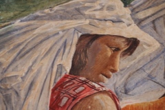Hotel Cajupi Cafe Murals - Bashkim Ahmeti - Spring scene
