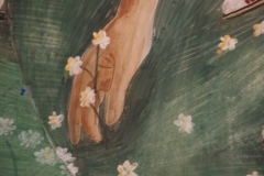 Hotel Cajupi Cafe Murals - Bashkim Ahmeti - Spring scene