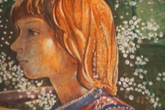 Hotel Cajupi Cafe Murals - Bashkim Ahmeti - Spring scene