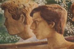 Hotel Cajupi Cafe Murals - Bashkim Ahmeti - Spring scene
